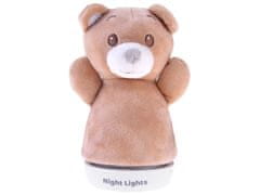 Mamido Noční lampička plyšový medvídek