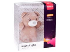 Mamido Noční lampička plyšový medvídek