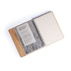 Treed notebook - dubové dřevo