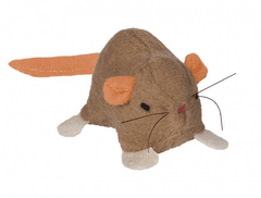 Nobby Hračka pro kočky Myš s catnipem hnědá 6,5 cm