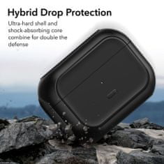 ESR Orbit Halolock MagSafe pouzdro na Apple Airpods Pro 1 / 2, černé