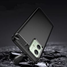Tech-protect Carbon kryt na Motorola Moto G54 5G, černý