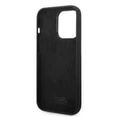 Karl Lagerfeld NFT silikonový kryt pro iPhone 15 Pro, černý Černá