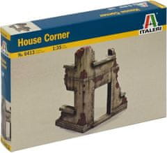 Italeri HOUSE CORNER, Model Kit budova 6413, 1/35