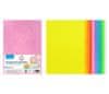 LUMA trading Moosgummi pěnová guma samolepící pastel s glitrem, 10ks