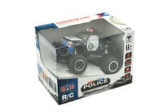 RC auto terénní POLICIE 14cm na dálkové ovládaní. Barva černá