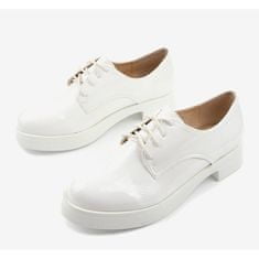 Klasické bílé jazzové boty KSL11 velikost 39