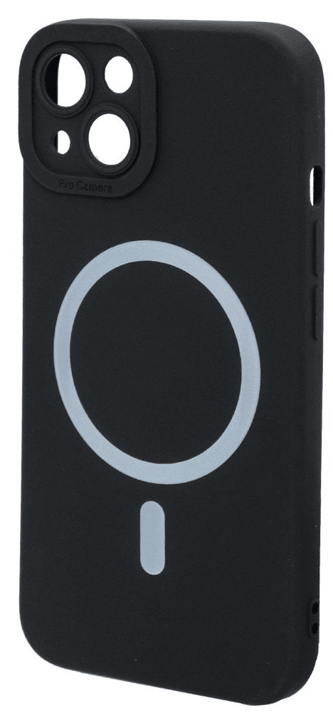 Levně Forever Silikonové TPU pouzdro Mag pro iPhone 14 Plus černé (TPUAPIP14PLMAGTFOBK)