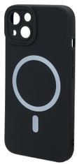 Forever Silikonové TPU pouzdro Mag pro iPhone 15 Plus černé (TPUAPIP15PLMAGITFOBK)