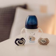 Canpol babies Antikoliková lahev EasyStart se svítícími úchyty SLEEPY KOALA 240ml modrá