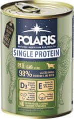 POLARIS Single Protein Paté konzerva pro psy jehněčí 6x400 g