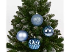 sarcia.eu Modré vánoční ozdoby, sada plastových ozdob, vánoční ozdoby 8 cm, 9 ks. 1 balik