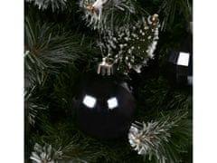 sarcia.eu Antracitové ozdoby na vánoční stromeček, sada ozdob, ozdoby na vánoční stromeček 6 cm, 16 ks. 1 balik