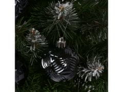 sarcia.eu Antracitové ozdoby na vánoční stromeček, sada ozdob, ozdoby na vánoční stromeček 6 cm, 16 ks. 1 balik