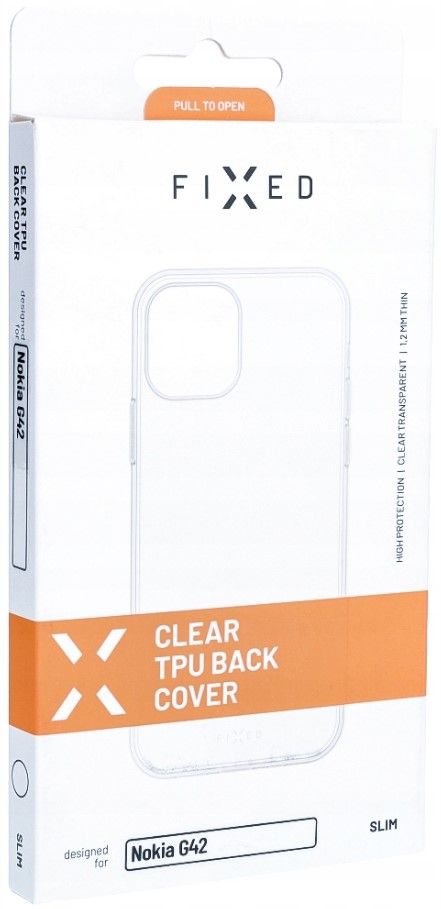 Levně FIXED TPU gelové pouzdro pro Nokia G42, čiré, FIXTCC-1211