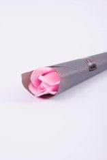 Medvídárek Mýdlová růže 5ks dárkově balená - růžová