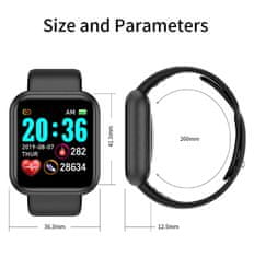 R2Invest Smart hodinky L18S černé