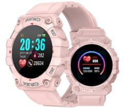 R2Invest Smart hodinky FD68 růžové