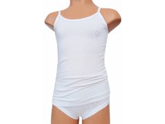 EMY Bimba 124+659 dívčí kalhotky s košilkou Barva: bílá, Velikost: 134-140
