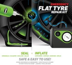 Polo-Automatická opravná sada Emergency Flat Tyre Repair Kit