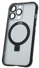 CPA Silikonové TPU pouzdro Mag Ring pro iPhone 14 Pro černé (TPUAPIP14PMRTFOBK)