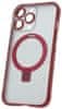 Forever Silikonové TPU pouzdro Mag Ring pro iPhone 15 Pro Max červené (TPUAPIP15UMRTFORE)