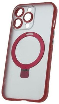 Forever Silikonové TPU pouzdro Mag Ring pro iPhone 14 Pro červené (TPUAPIP14PMRTFORE)