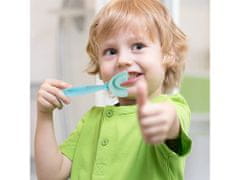 INTEREST Silikonový zubní kartáček pro děti ve tvaru U..