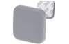 ISO Dveřní zarážka samolepící silikonová šedá
