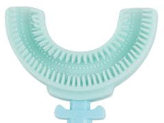 INTEREST Silikonový zubní kartáček pro děti ve tvaru U..