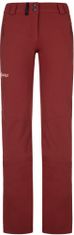 Kilpi Dámské outdoorové kalhoty Lago-w tmavě červená, Velikosti textil KONFEKCE: 36