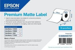 Epson ColorWorks role pro pokladní tiskárny, Premium Matte, 105mmx35m (C33S045727)