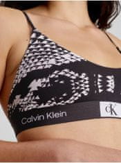 Calvin Klein Černá dámská vzorovaná podprsenka Calvin Klein Underwear XL