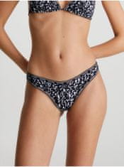 Calvin Klein Černý dámský vzorovaný spodní díl plavek Calvin Klein Underwear M