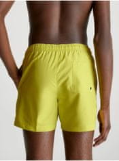 Calvin Klein Žluté pánské plavky Calvin Klein Underwear Intense Power-Medium Drawstring XXL