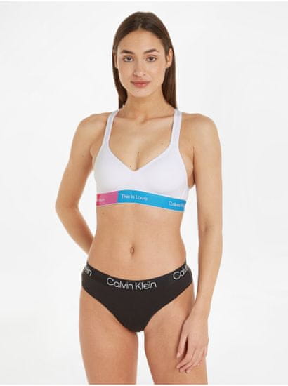 Calvin Klein Bílá dámská podprsenka Calvin Klein Underwear