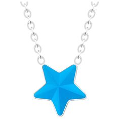 Preciosa Ocelový náhrdelník s matnou hvězdičkou Virgo Akva 7342 77