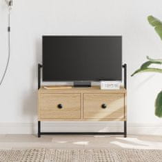 Vidaxl TV skříňka nástěnná dub sonoma 60,5x30x51 cm kompozitní dřevo