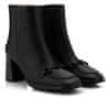 Dámské kožené kotníkové boty HI233021 Black (Velikost 36)