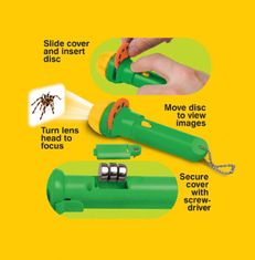 Brainstorm Toys Ruční foto projektor - Nebezpečný hmyz
