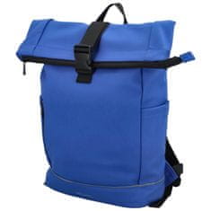 Daniel Ray Trendy studentský roll-top batoh Nathal , zářivě modrá