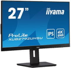 iiyama ProLite/XUB2792UHSU-B5/27"/IPS/4K UHD/60Hz/4ms/Black/3R