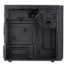 Akyga PC skříň Micro ATX 2x USB3.0, 2x 2.5" + 3x 3.5", černá