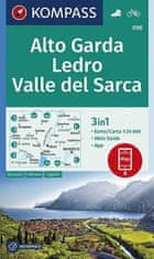 DE Alto Garda, Ledro, Valle Sarca 1:25 000 / turistická mapa KOMPASS 096