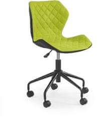 Halmar Dětská židle Matrix, černá / zelená