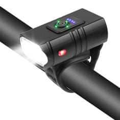 Solight  LED nabíjecí cyklo svítilna, 550lm, Li-Ion, USB