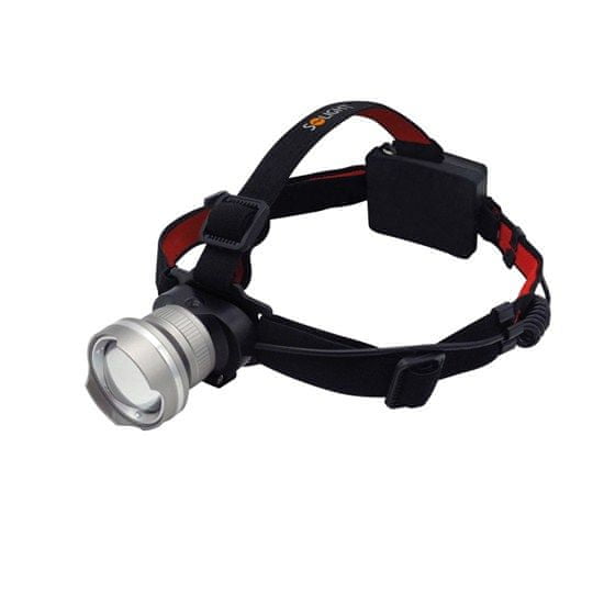 Solight  LED čelová svítilna, 300lm, Cree XPG R5, fokus, 3x baterie AA