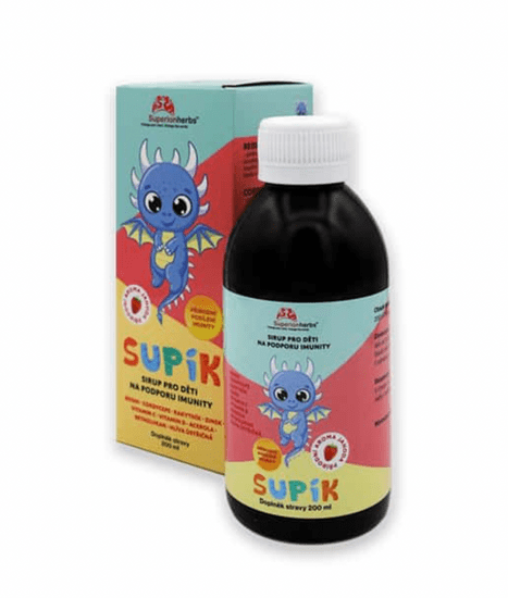 Superionherbs Supík – sirup pro děti na podporu imunity