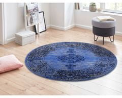 Hanse Home Kusový koberec Gloria 105517 Jeans kruh 160x160 (průměr) kruh