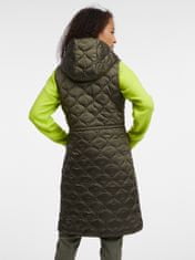 Orsay Khaki dámská dlouhá prošívaná vesta 40